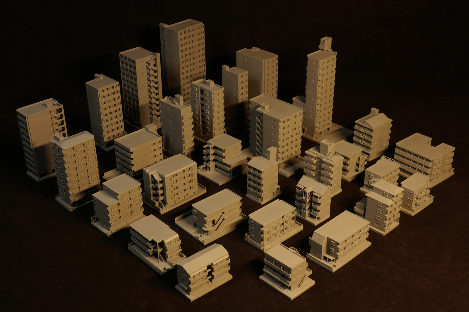 "Mini Table City - Japan" Apartment Model Set